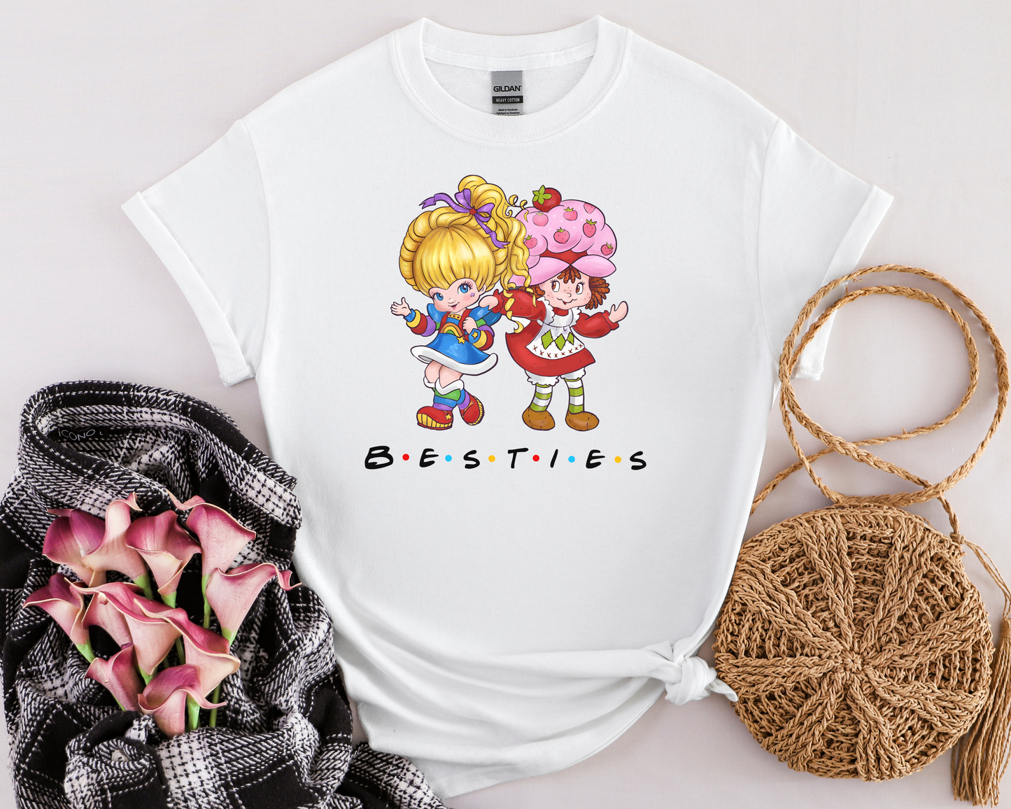 Rainbow Brite & Strawberry Shortcake T-Shirt