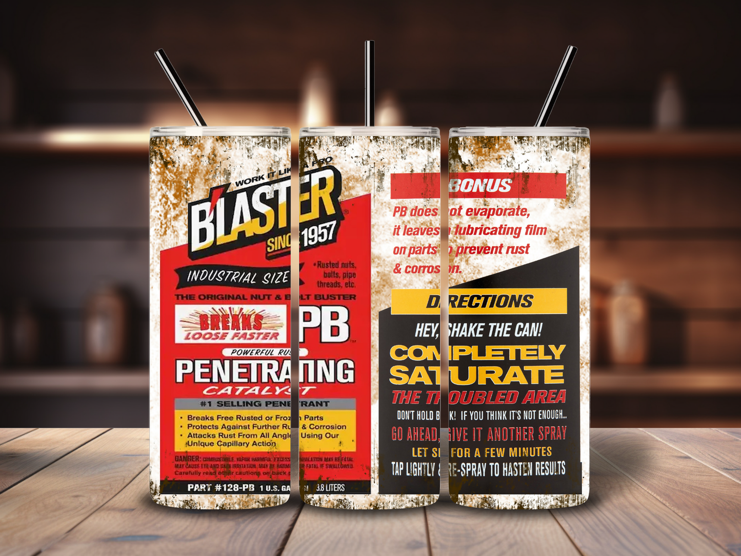 PB Blaster 20oz tumbler