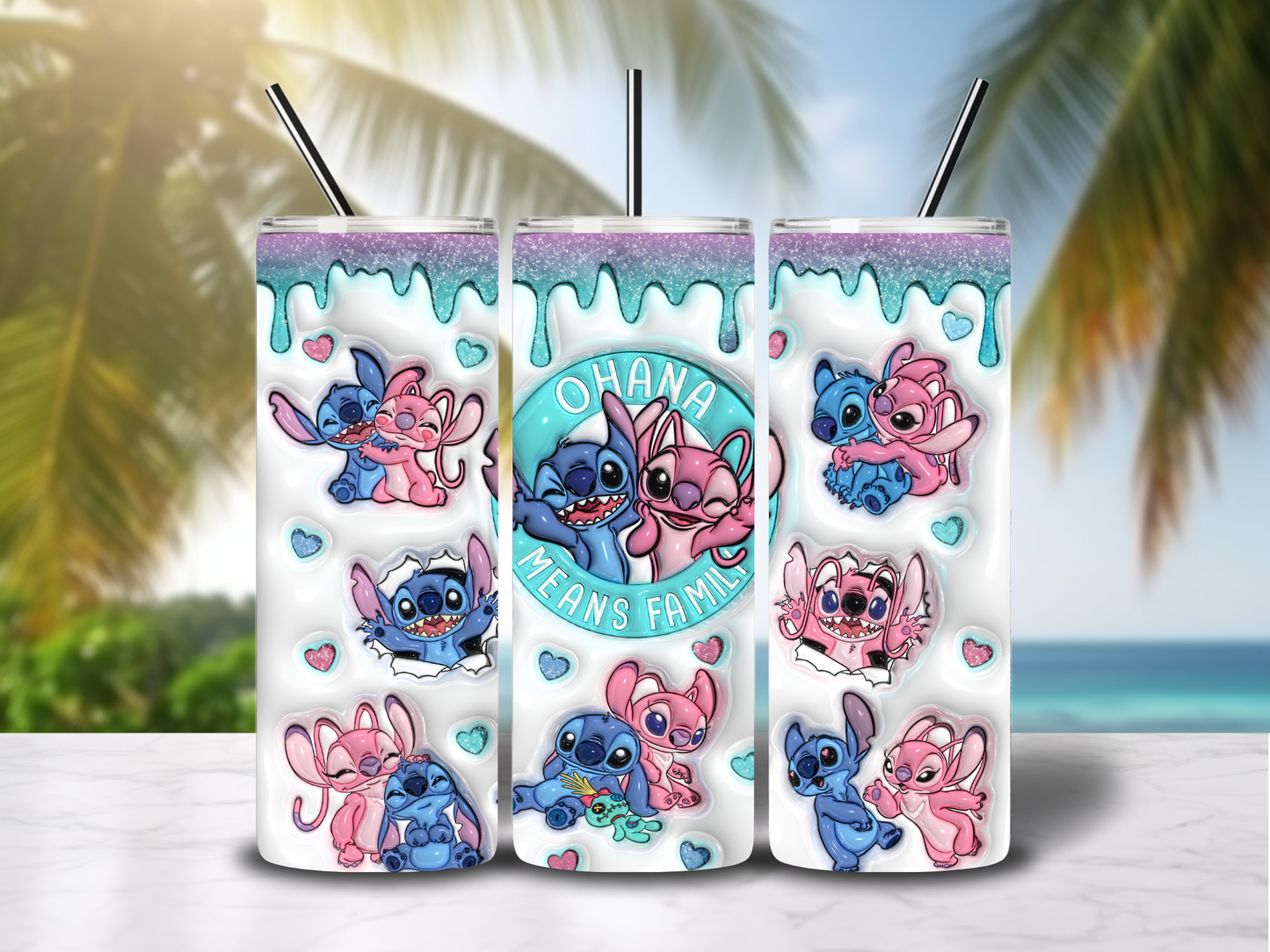 Angel & Stitch 20oz tumbler