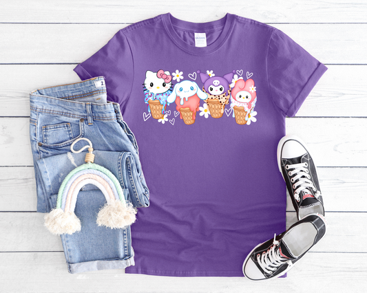 Hello Kitty and friends ice cream cone T-Shirt