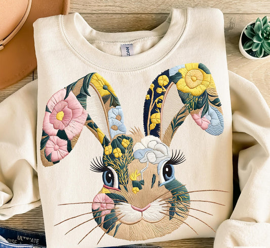 Easter embroidery effect T-Shirt