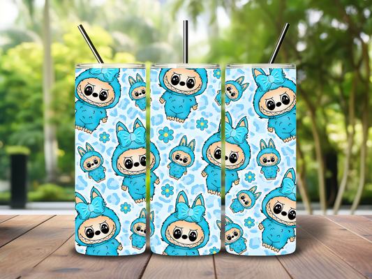Blue Labubu 20oz tumbler
